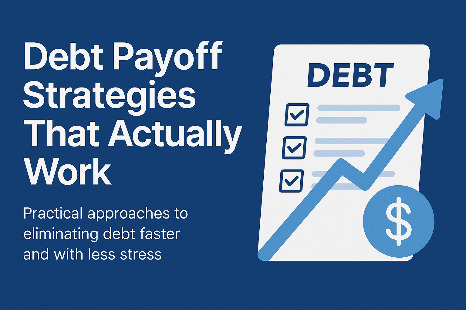 Debt Payoff Strategies That Actually Work